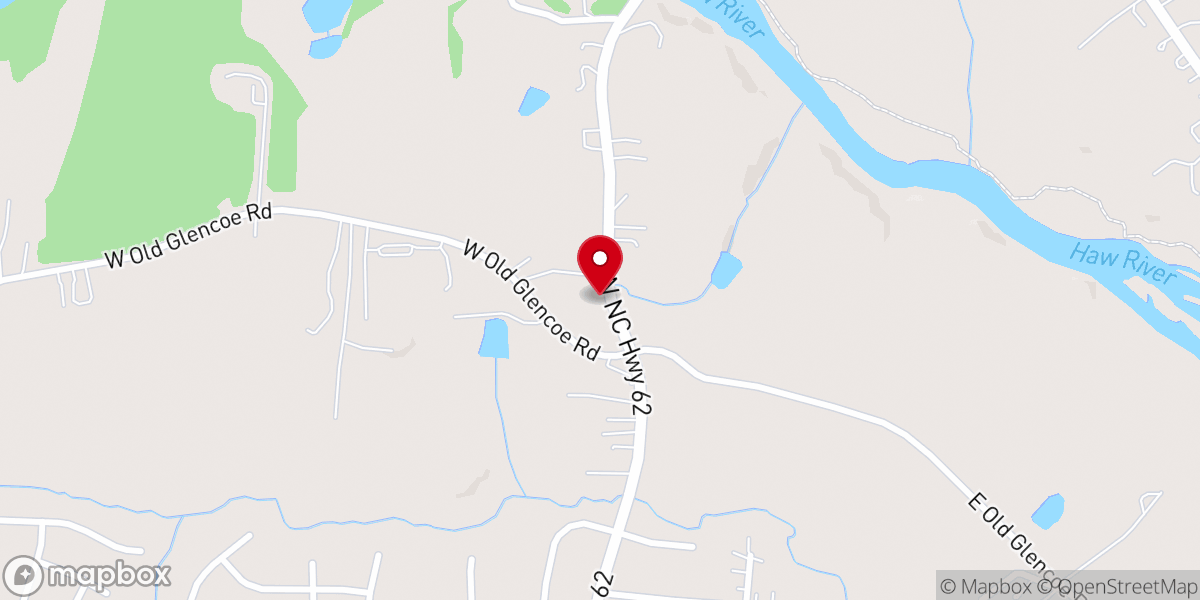 Map showing location of Landmark Baptist Church