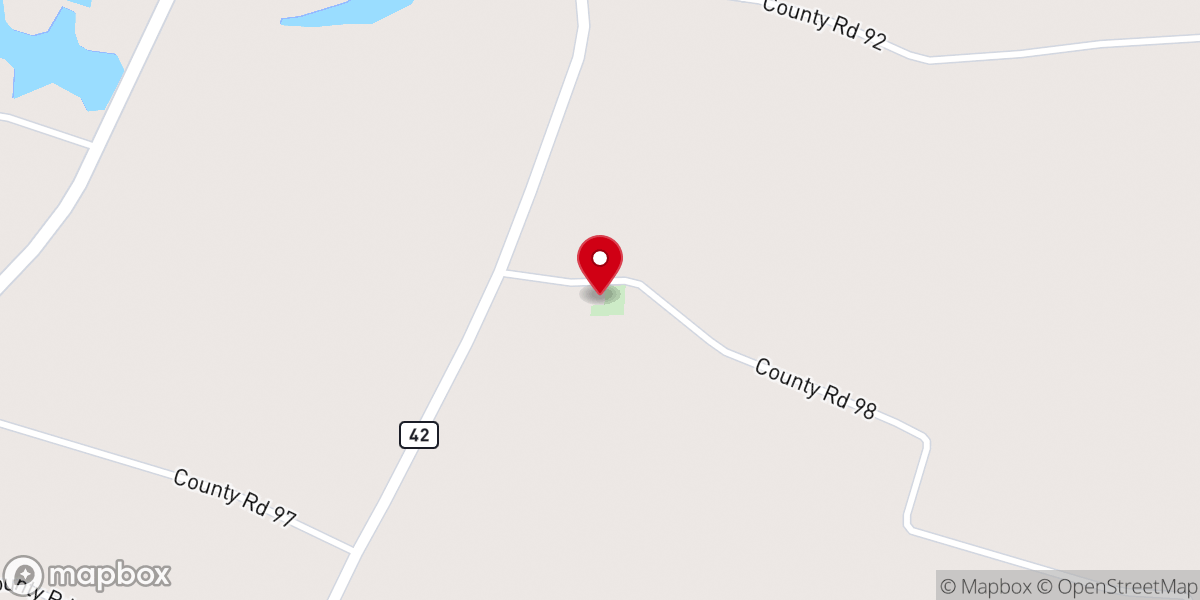 Map showing location of Holy Family Catholic Church