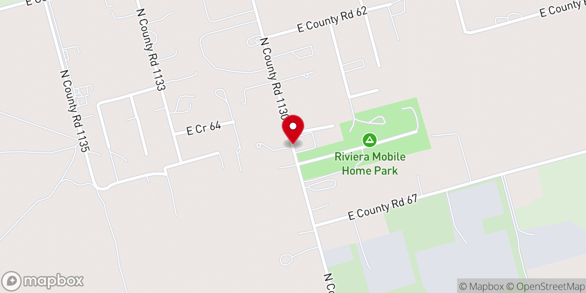 Map showing location of New Harvest Fellowship Church