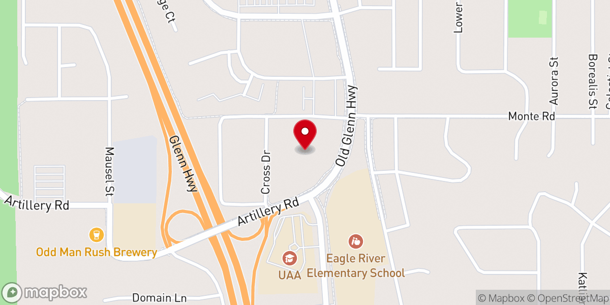 Map showing location of Alliance Christian Fellowship