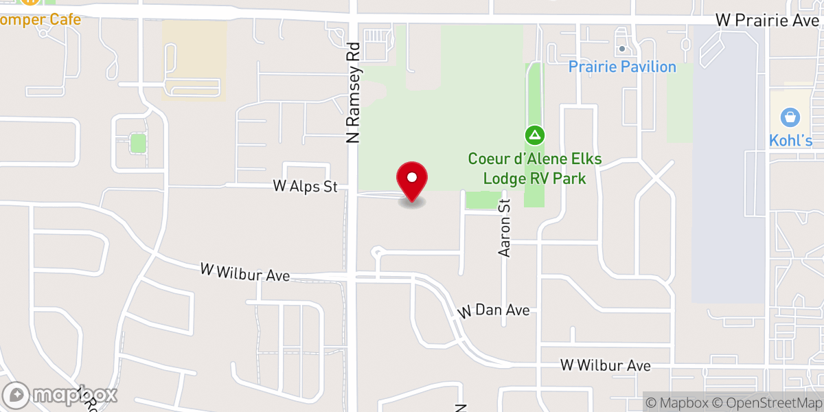 Map showing location of Ramsey Road Bible Church