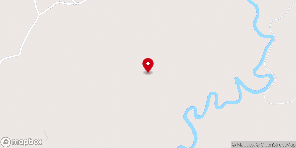 Map showing location of Beaver Dam Church