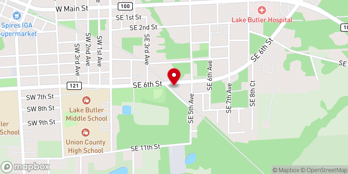 Map showing location of The Body of Christ Ministry