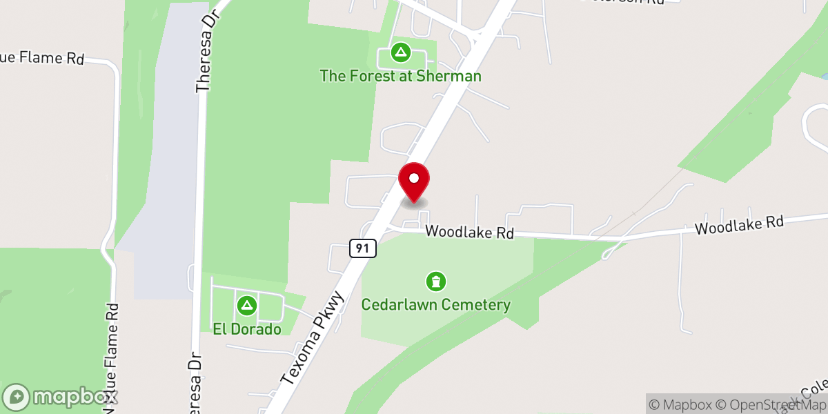 Map showing location of Grace Lutheran Church