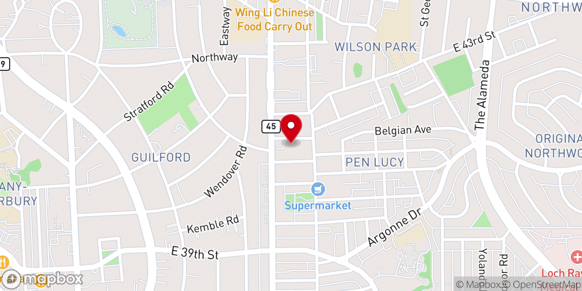 Map showing location of Faith Christian Fellowship