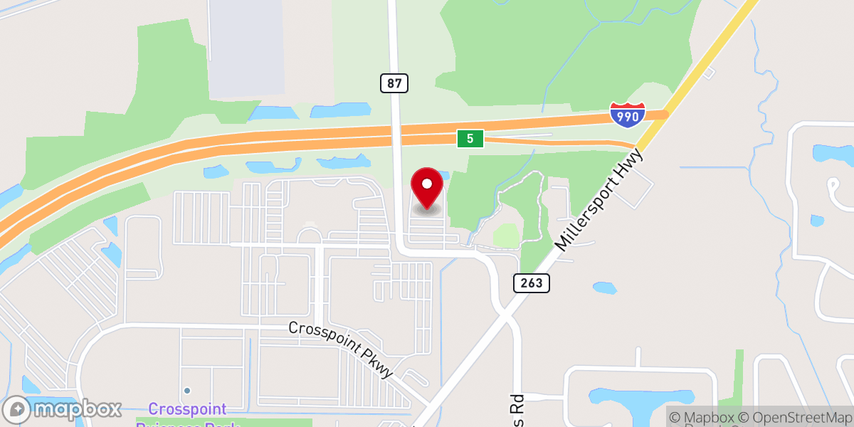 Map showing location of The Apex, The Chapel At Crosspoint