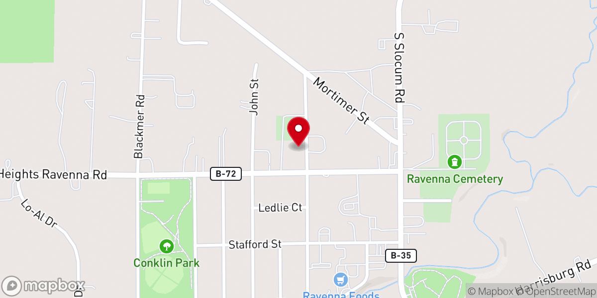 Map showing location of St Catherine Parish Office