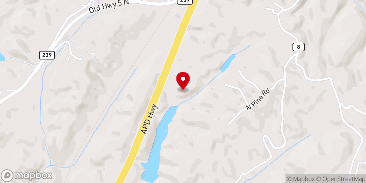 Map showing location of Highland City Church