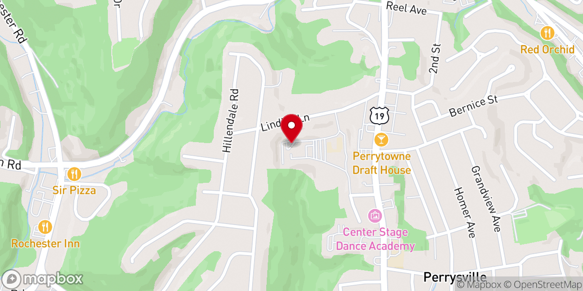 Map showing location of Our Lady of Mount Carmel Parish - St. Teresa of Avila Church