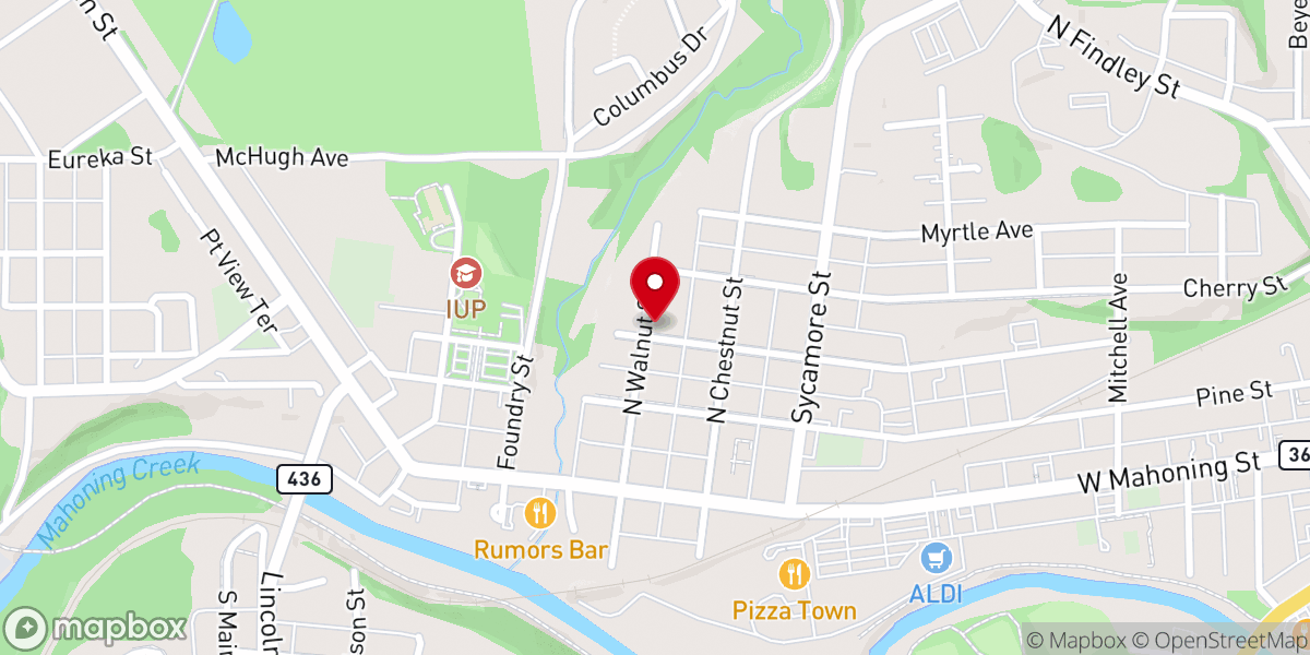 Map showing location of St Peter & Paul Catholic Church