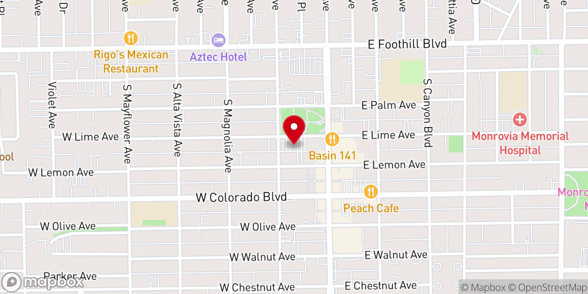 Map showing location of Impact Harvest Church