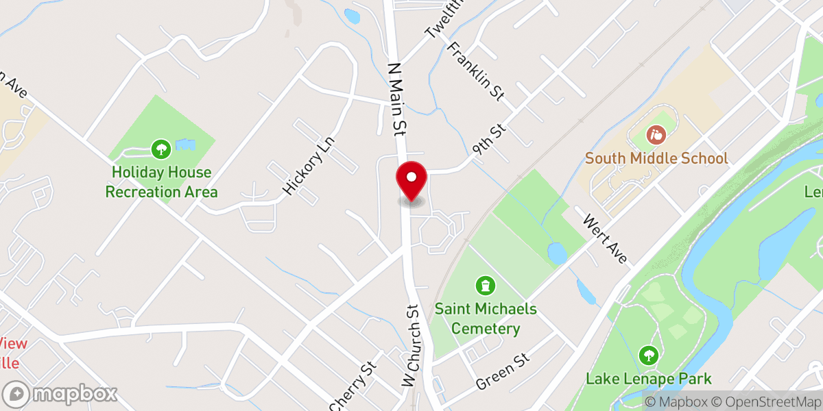 Map showing location of Parish Office
