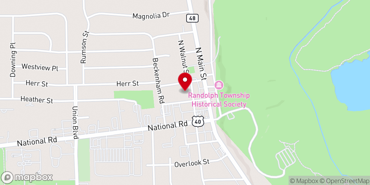 Map showing location of Englewood United Methodist Church