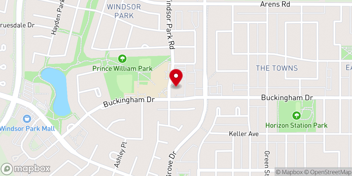 Map showing location of Resurrection Roman Catholic Parish