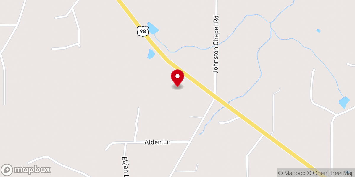 Map showing location of Pine Grove Missionary Baptist Church