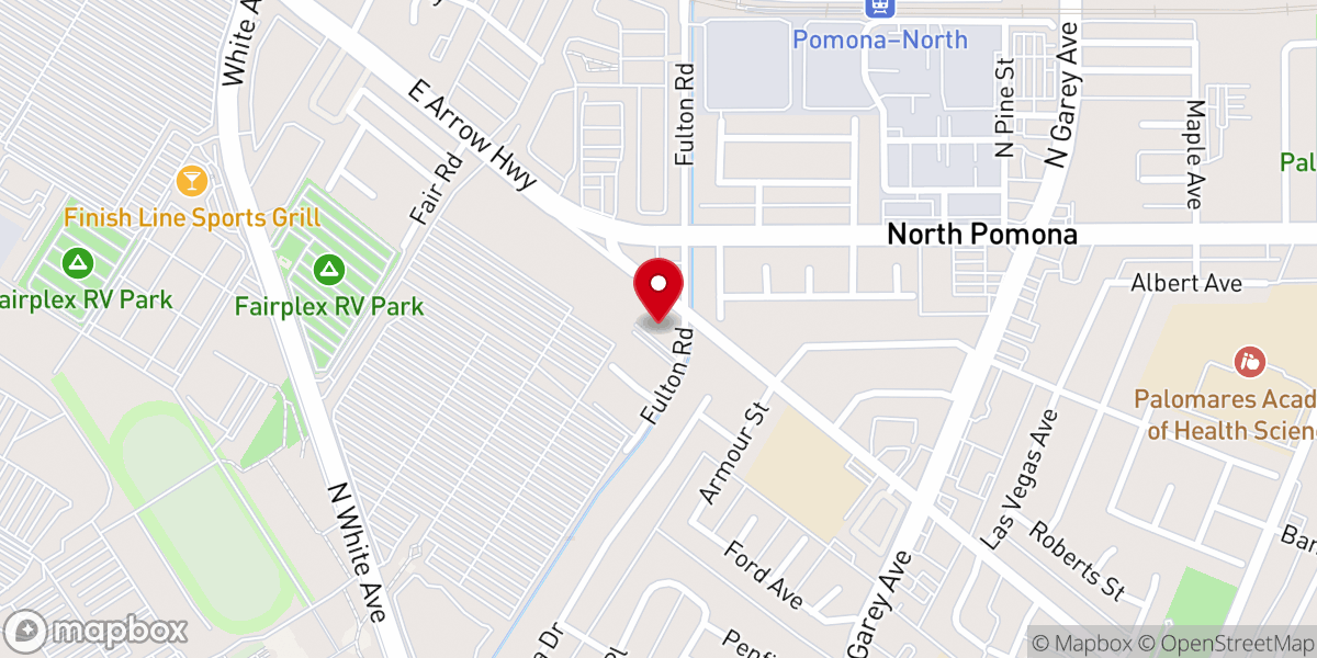 Map showing location of Faith Center Ministries