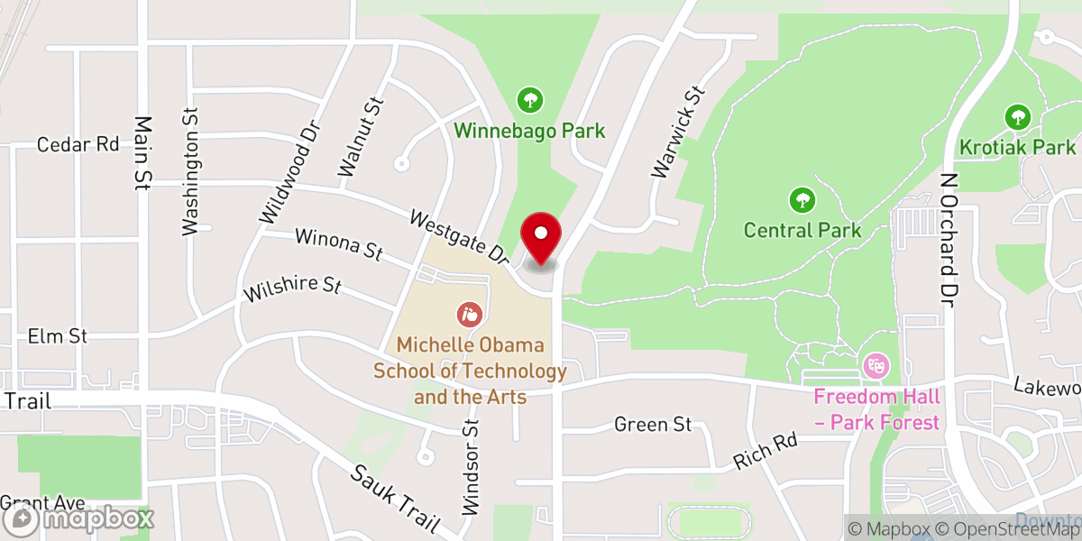 Map showing location of Rehoboth Ministries