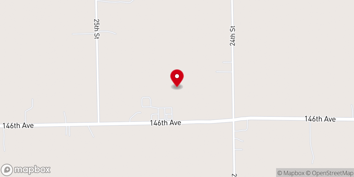 Map showing location of Saint Mary's Visitation Parish