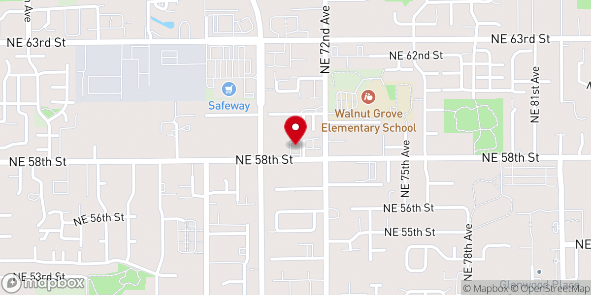 Map showing location of Calvary Slavic Christian Church