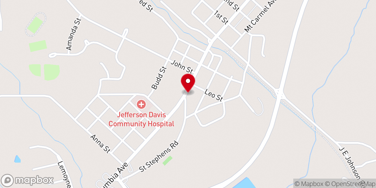 Map showing location of New Life PENTECOSTAL CHURCH