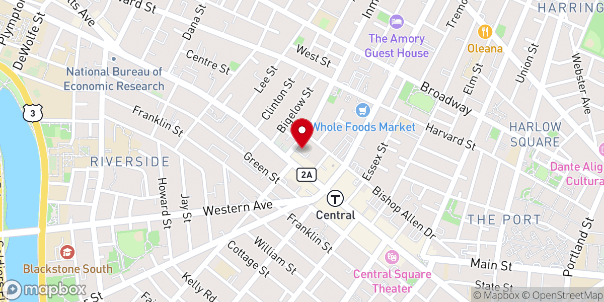 Map showing location of Saint Mary Orthodox Church