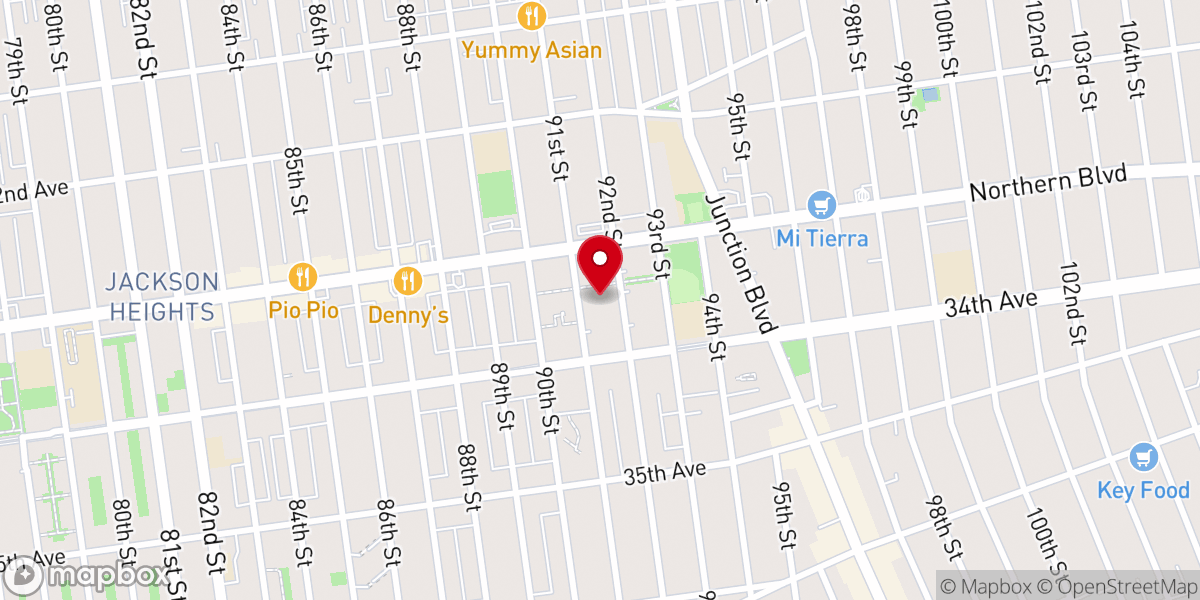 Map showing location of Southridge Cooperative