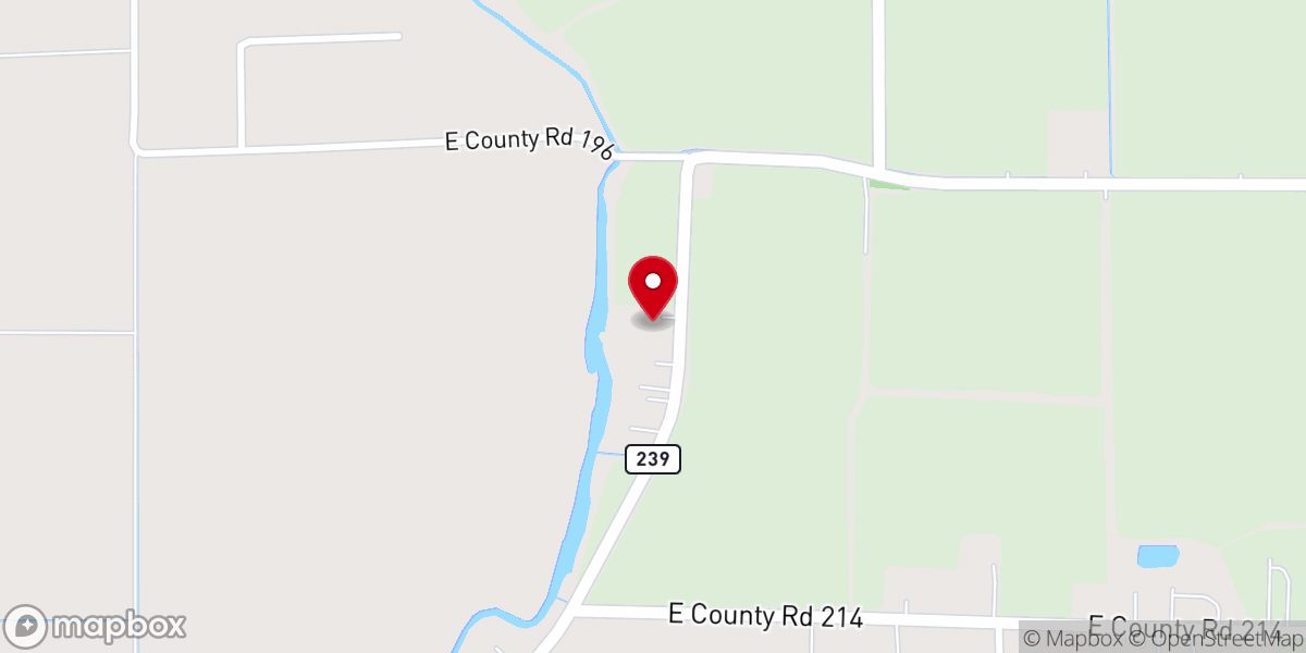 Map showing location of Lone Oak Missionary Baptist Ch