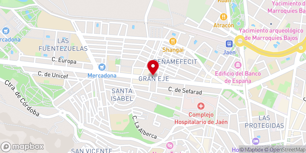 Map showing location of Parroquia de San Félix de Valois