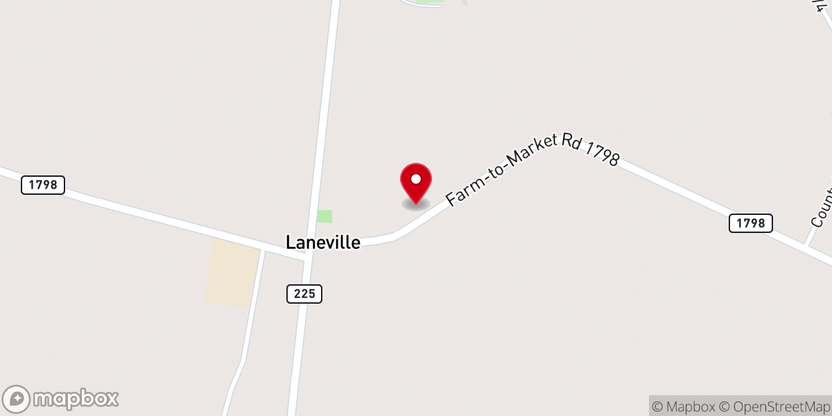 Map showing location of First Southern Baptist Church