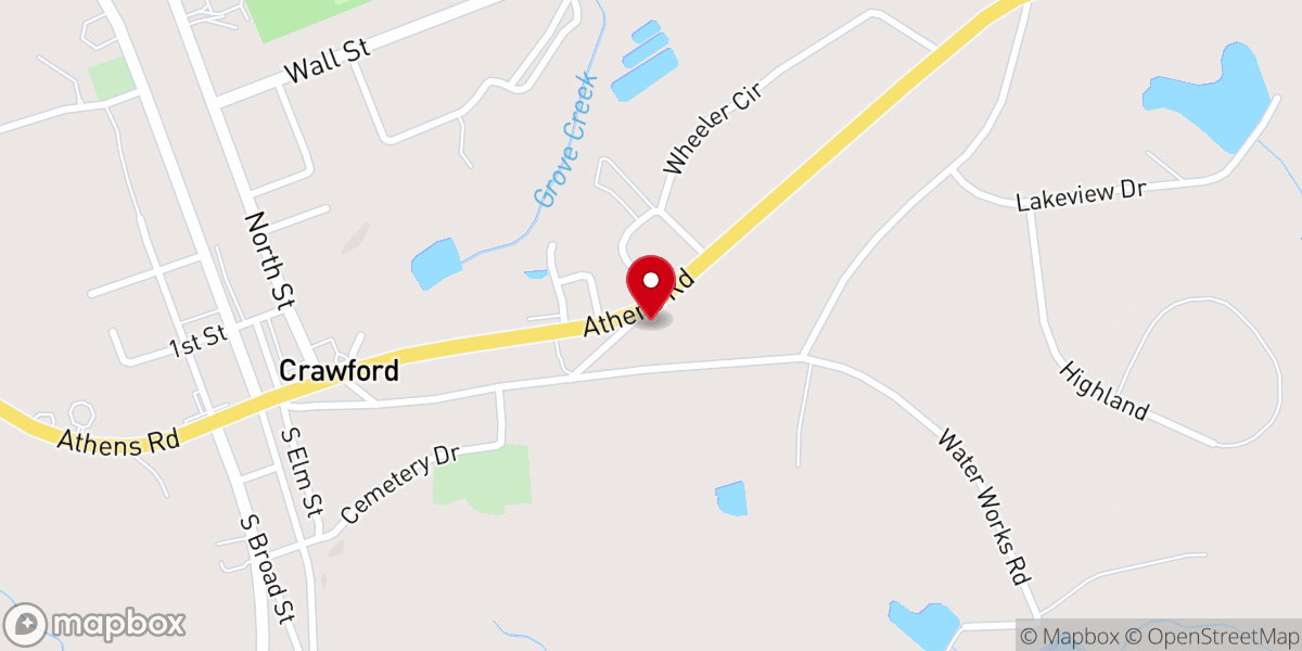 Map showing location of Love & Action United Church Inc