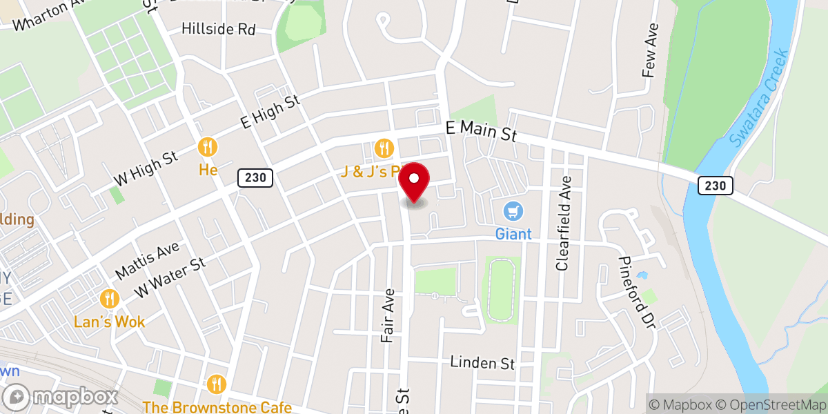 Map showing location of Seven Sorrows BVM Church