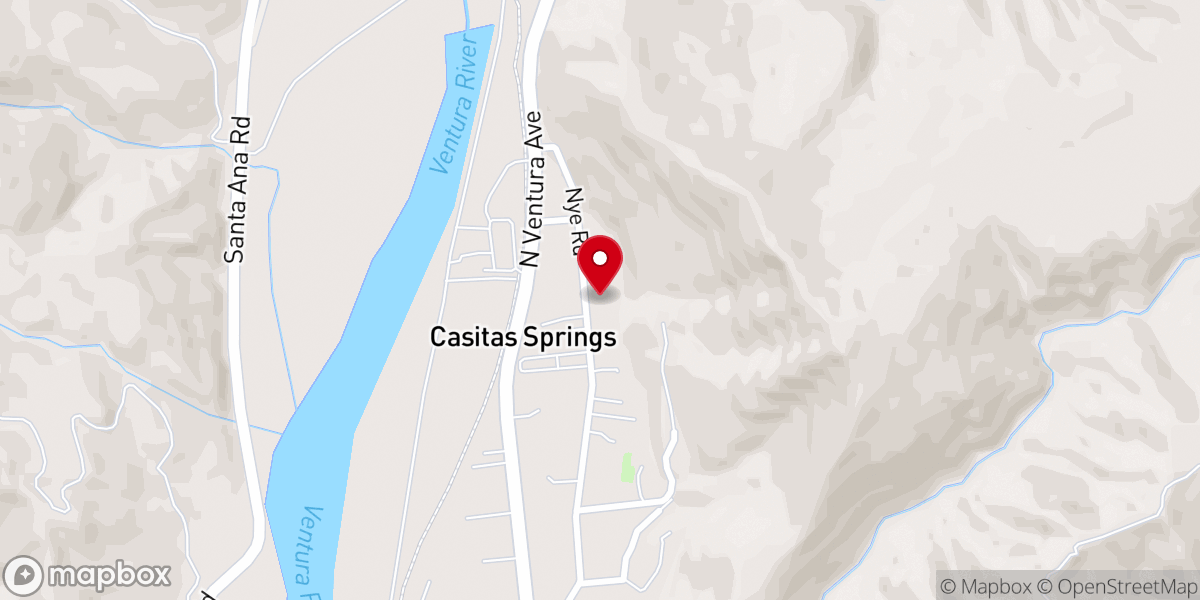 Map showing location of Springs of Life Baptist Church - Food Distribution Center