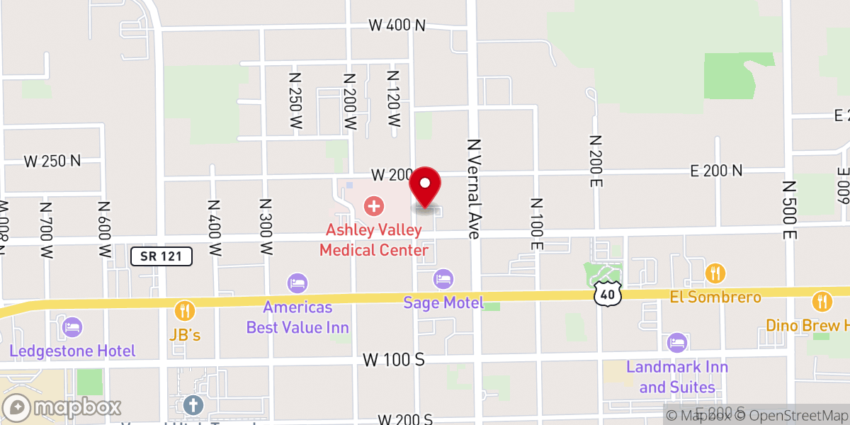 Map showing location of Saint James Catholic Church