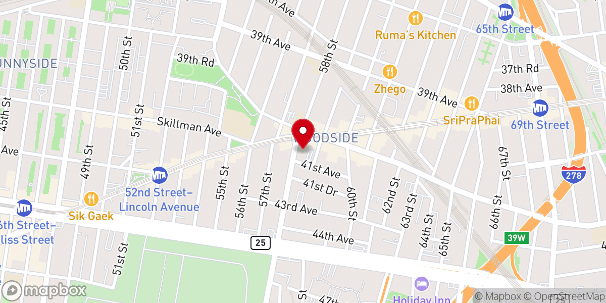 Map showing location of St. Sebastian Roman Catholic Church