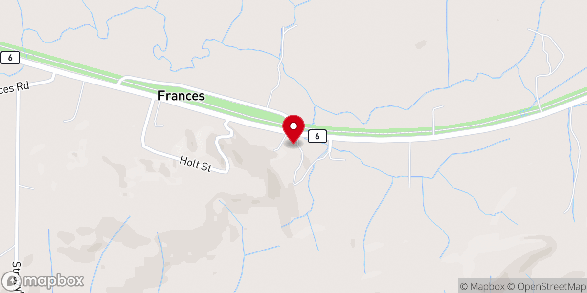 Map showing location of St Joseph Parish at Holy Family