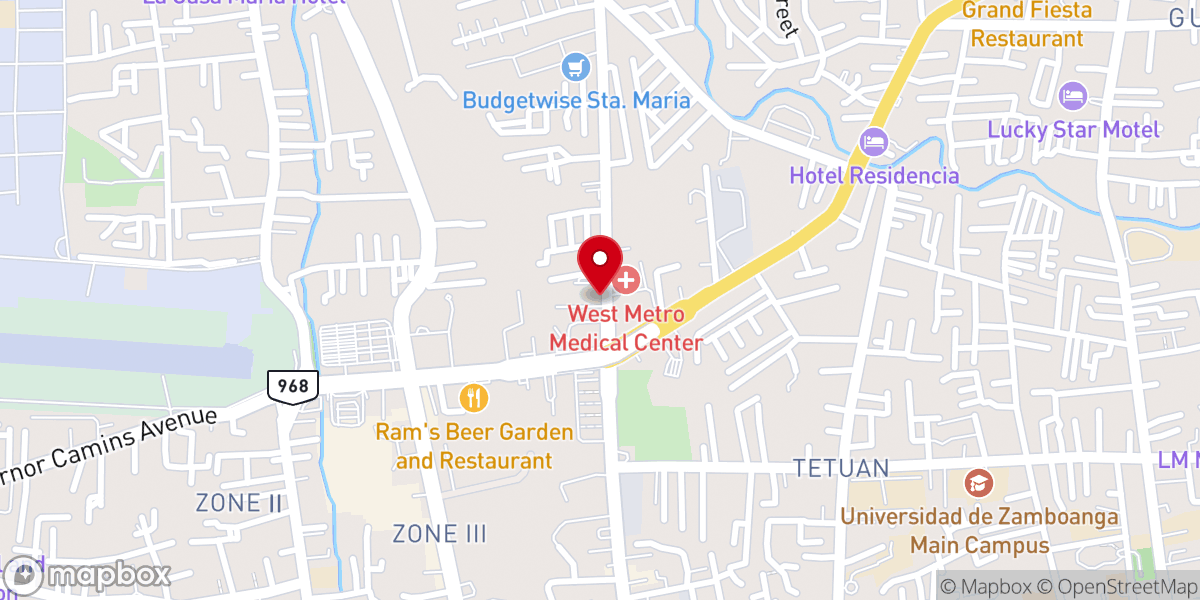 Map showing location of Victory Zamboanga