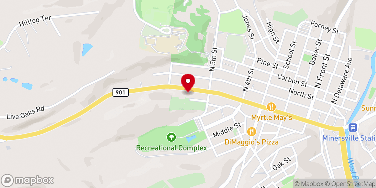 Map showing location of Saint Michael the Archangel Parish