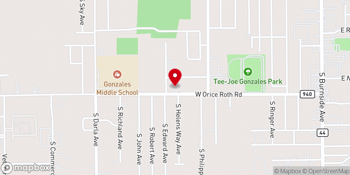 Map showing location of True Light Worship Center
