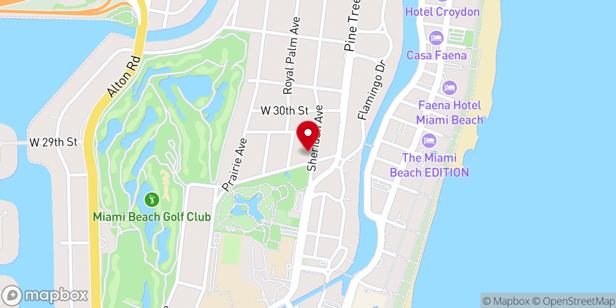 Map showing location of Iglesia Bautista Poder de Dios.