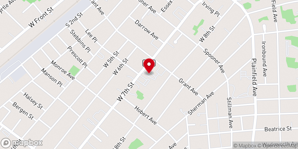 Map showing location of Rose of Sharon Community Church