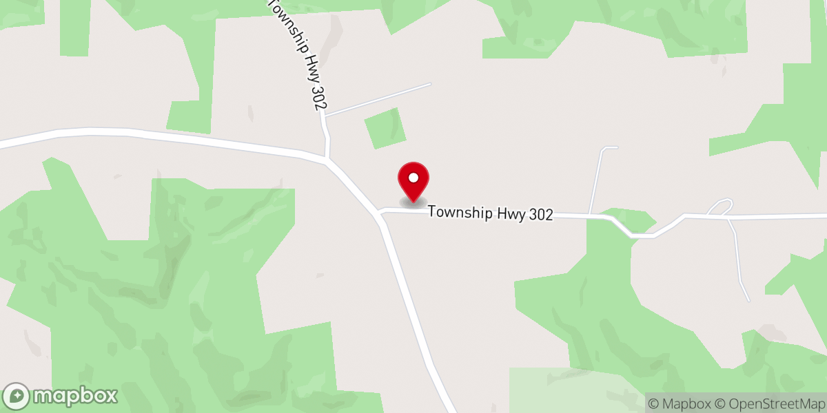 Map showing location of Grants Hill Church