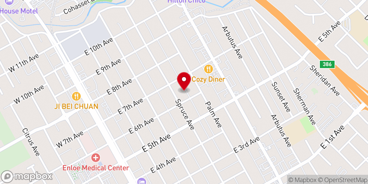 Map showing location of Open Table Church a Christian Church