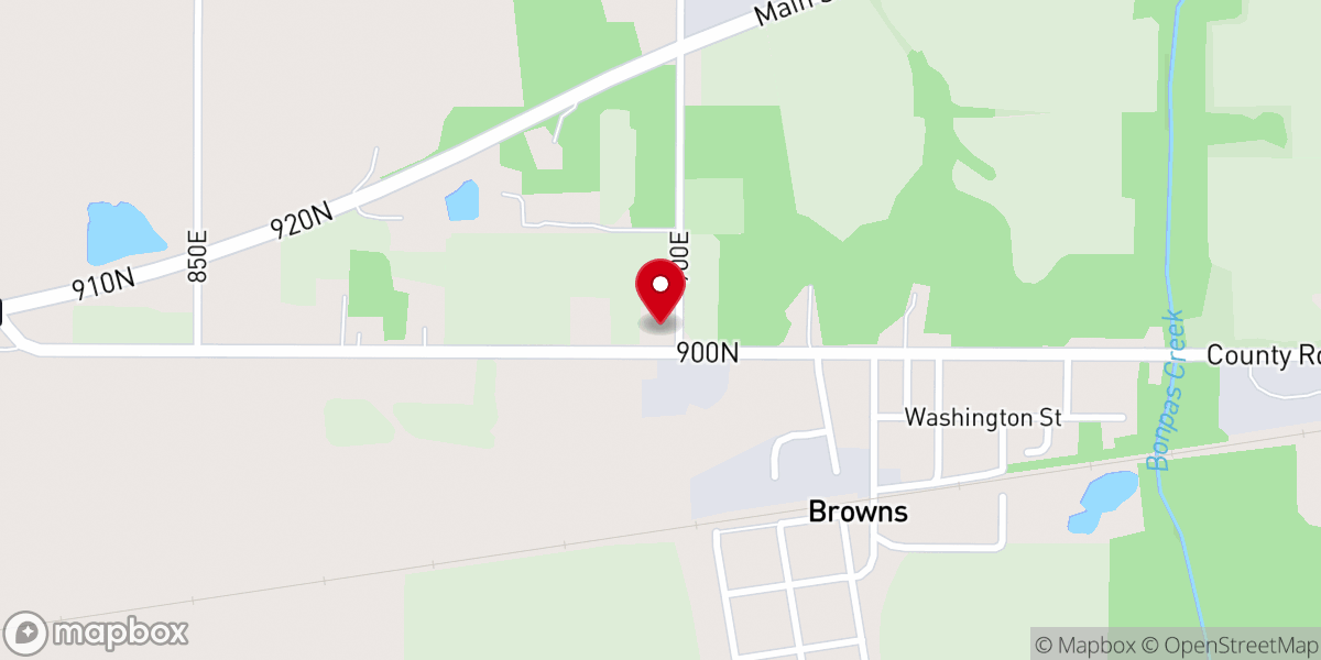 Map showing location of Grace Fellowship Church