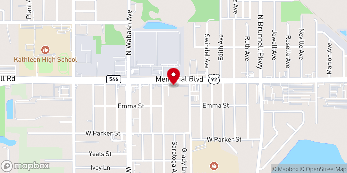 Map showing location of City on a Hill Church