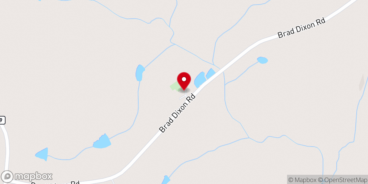 Map showing location of Woodlawn United Methodist Church
