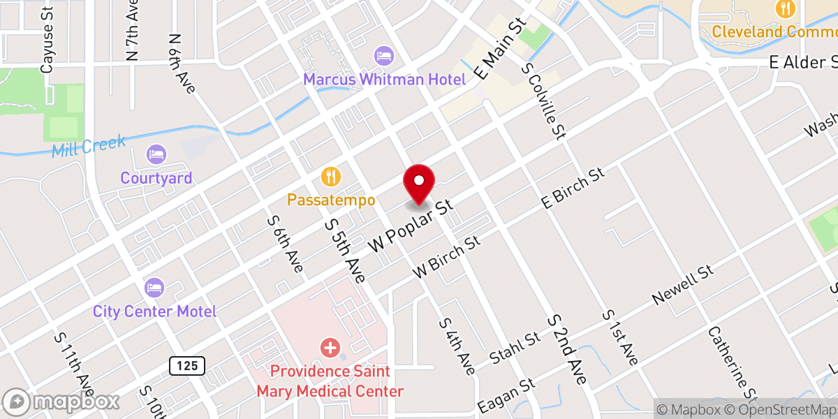 Map showing location of Grace Church