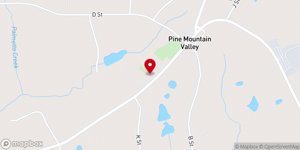 Map showing location of Seventh Day Adventist Church