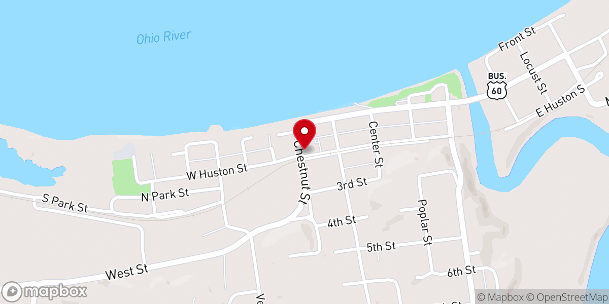 Map showing location of St. Rose of Lima Catholic Church