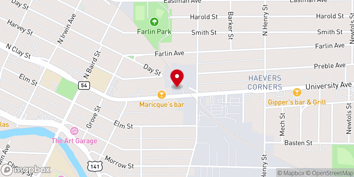Map showing location of Mannafest Church