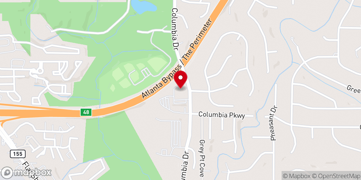 Map showing location of Rainbow Park Baptist Church